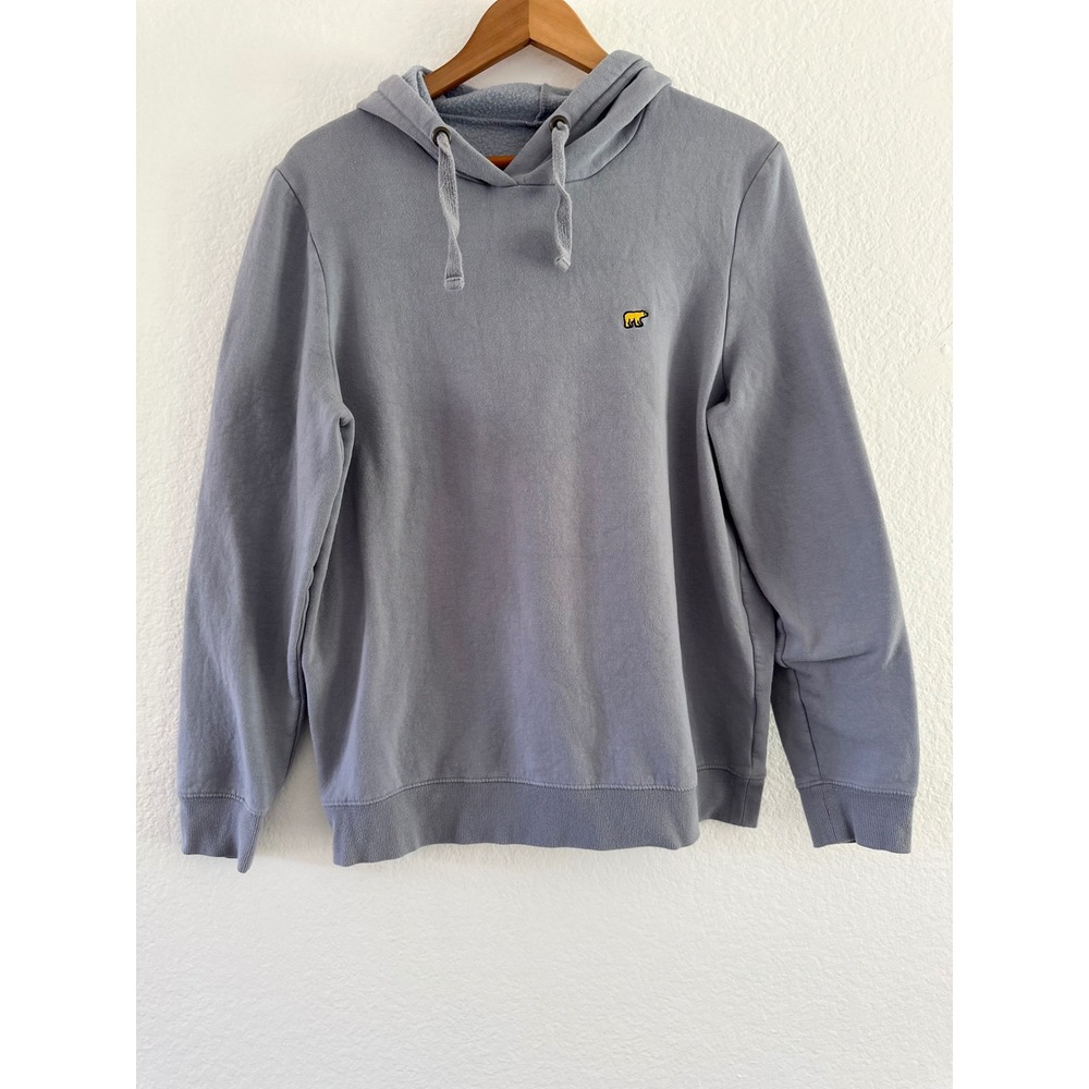Jack Nicklaus Mens Blue Hooded Sweatshirt Golden Bear Logo Hoodie‎ MA5404 - Picture 2 of 6